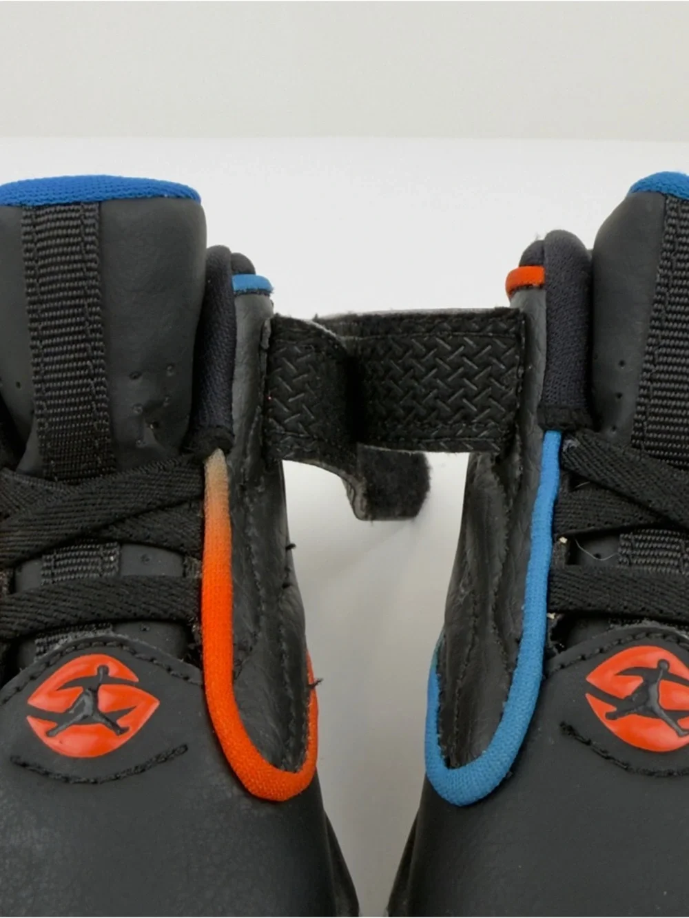 Nike Jordan Pro Strong BT Toddler Sneakers Sz 4C Black Blue Orange